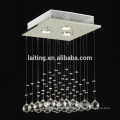 Lustre moderne Rain Drop éclairage boule de cristal FIXTURE PENDANT LAMPADAIRE